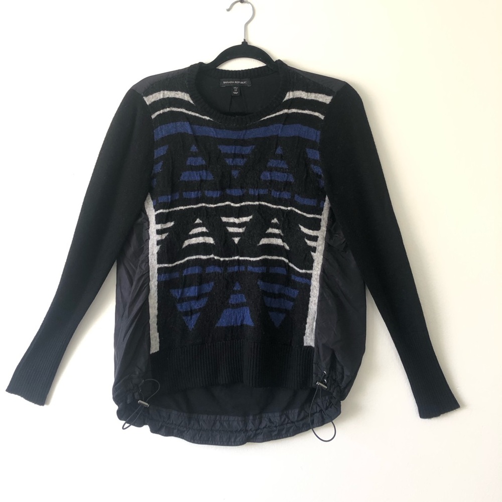 Banana Republic Geometric Pattern Pullover Sweater Size XS